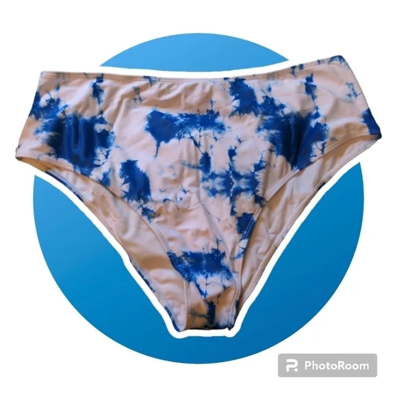 TIE DYE SHEIN TWO-PIECE TANKINI SWIM DRESS 4XL - Picture 2 of 16